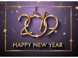 Happy new year 2019 Lithophane