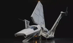 Imperial Shuttle Variant Low-poly 3D model