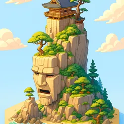 Isometric Island Foll face