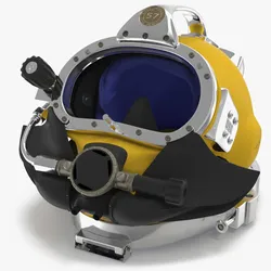 Kirby Morgan 57 Commercial Diving Helmet 3D model