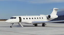 Large Private Jet Rigged 3D model