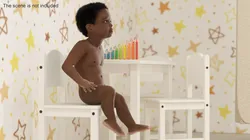 Little Dark Skin Boy Rigged 3D model