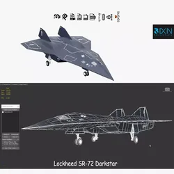 Lockheed SR-72 Darkstar 3D model