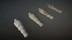 Lowpoly Corpse Body Bag (Medieval)