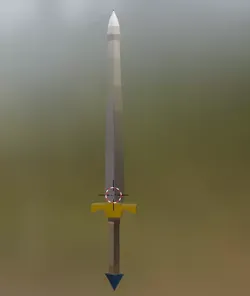 Medieval Sword Fantasy Sword Low-poly 3D model