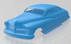 Mercury Coupe 1950 Custom Printable Body Car