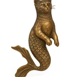 Mermaid cat wall