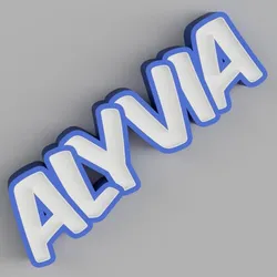 NAMELED ALYVIA- LED LAMP WITH NAME