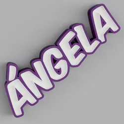 NAMELED ÁNGELA- LED LAMP WITH NAME