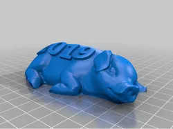 New Year 2019 Pig