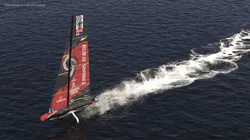 Omega Sponsored Racing Yacht AC75 Red 3D model