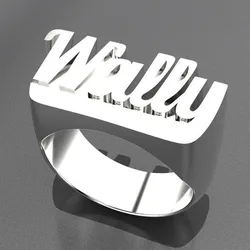 PERSONALIZED NAME RING