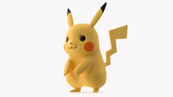 Pikachu Character Rigged for Cinema 4D 3D model