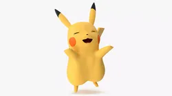 Pikachu Character Rigged for Maya 3D model