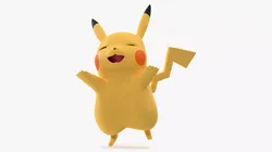 Pikachu Happy Pose 3D model