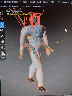 Pirate Low-poly 3D model
