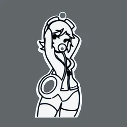 Ramona Flowers keychain hentai style