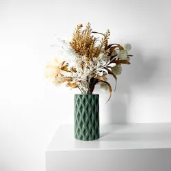 The Kymara Vase, Modern and Unique Home Decor for Dried and Preserved Flower Arrangement  | STL File