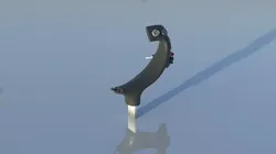 Throttle grip for fighter jet 3D model