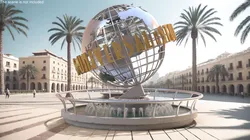 Universal Studios Metal Globe 3D model