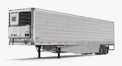 Vanguard Reefer Semi Trailer Refrigerator 3D model