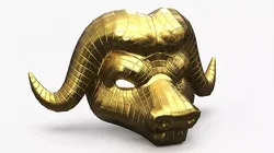 VIP Bull Mask 3D model