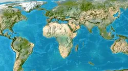 WORLD MAP EARTH 3D HEIGHT