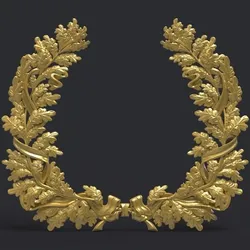 Wreath of oak leaves