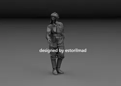 WW2 Russian Tank Driver T 34 3D print model