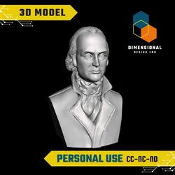 Aaron Burr - High-Quality STL File for 3D Printing (PERSONAL USE)