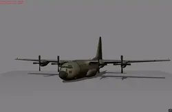 Air plane Lockhead C-130 Hercules 3D model