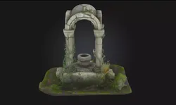 Ancient Ruins Diorama  Whispers of a Fallen Empire 3D model