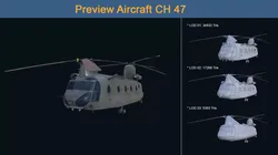Asset - Army - Aircraft CH 47 Low-poly 3D model