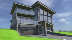 Battler 2 - 360 spin model of 3D house