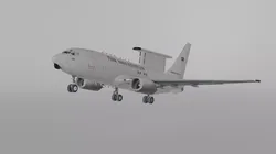 Boeing 737 AEWC  TAF 3D model