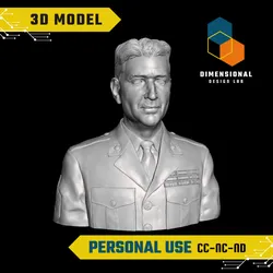 Carlos Hathcock - High-Quality STL File for 3D Printing (PERSONAL USE)