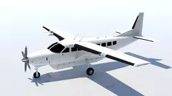 Cessna C208 CARAVAN Static Low-poly 3D model