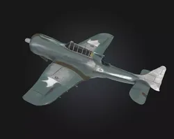 Dauntless Divebomber  WWII Legend in Striking Detail 3D model