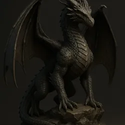 Epic Realistic Dragon STL