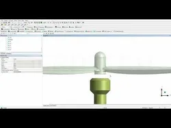 eVTOL fixed-wing solid CAD for CFD 3D model