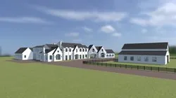 Exterior Leach - 360 spin model of 3D house