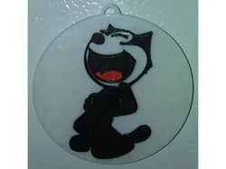 Felix the Cat - Laughing, Magnet & Ornament / IEC3D