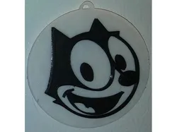 Felix the Cat Magnet & Ornament - Face Only / IEC3D