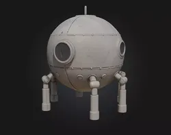 Galactic Pod  Compact Power for Cosmic Missions 3D model