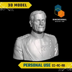 John J. Pershing - High-Quality STL File for 3D Printing (PERSONAL USE)