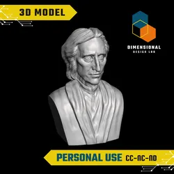 John Locke - High-Quality STL File for 3D Printing (PERSONAL USE)