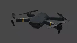 Mini FPV drone PBR game ready Low-poly 3D model