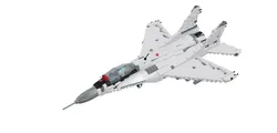 MocBricks3D - Lego MIG-29 Fulcrum Jet Fighter Aircraft 3D print model