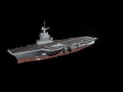 Modern French navy warships 3D Model Pack