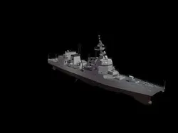 Modern warship Asia Pacific navy 3D Model Pack